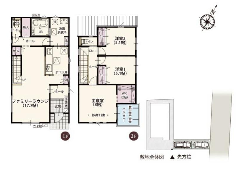 桶川駅 徒歩24分 構造:木造土地面積:143.69平米 ( 43.46坪 ) 建物面積:97.7平米 ( 29.55坪 )