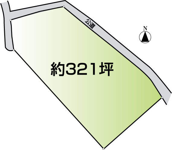 上尾駅　徒歩42分　土地面積:1064平米 ( 321.86坪 )　