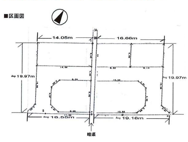 上尾駅　徒歩26分　土地面積:557.16平米 ( 168.54坪 )　