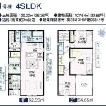 上尾市向山３丁目　R6年　【新築一戸建て／販売事例集】
