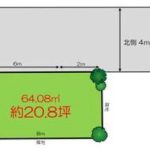 上尾市柏座4丁目 約19坪 【土地/販売事例集】